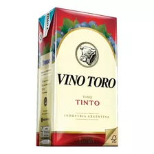 Vino Toro Tetra Tinto 1 Litro Pack X 12 Unidades