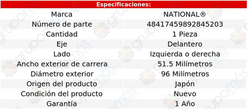 Maza Del Conductor O Pasajero National Lexus Gx470 2003_2009 Foto 3