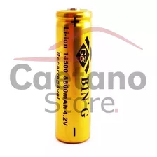 2x Bateria 14500 3.7v 8800 Mah Serie Gold Bing