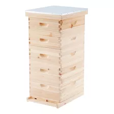 Caja De 5 Niveles Para Colmena De Abejas Con Techo