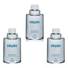 Refil Deo Corporal Kaiak Masc. (3 Unidades) 100ml - Natura