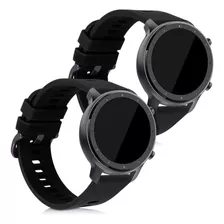 Malla Para Xiaomi Huami Amazfit Gtr (47 Mm)silicona Negra 