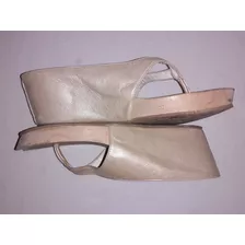 Sandalias Cuero Taco Chino Importadas.37.medidas