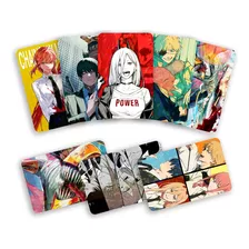 Pack 25 Photocards Holograficas Anime Manga Chainsaw Man