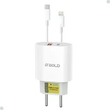 Kit Fonte Carregador Turbo 40w E Cabo Usb Tipo C Para iPhone