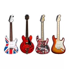 4 Guitarras Decorativa Evh - Gibson - Fender - Eagle