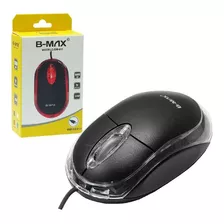 Mouse Com Fio Usb Mini Para Notebook Computador Ergonômico Cor Preto