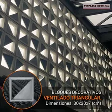 Bloques De Ventilación Decorativos(ventilado Triangular)