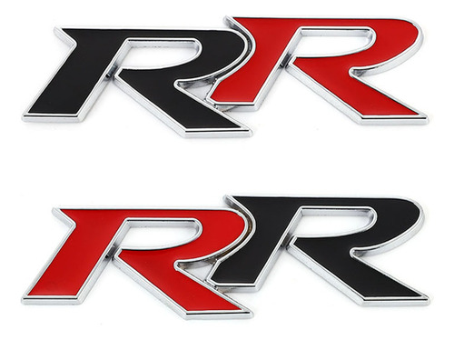 3d Metal Rr Logo Emblema Trunk Badge Para Honda Civic Accord Foto 2