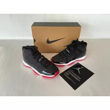 Tenis Jordan Xi 11 Retro Bred 2019 Black Red Negro Rojo 7 Y