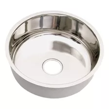 Cuba Aço Inox Redonda 38x14cm Fabrinox Modelo Nº38