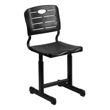 Flash Furniture Silla De Estudiante Negra De Altura Ajustabl