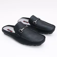 Mocassim Masculina Kit 2 Pares Babuche Sapatilha Mule 