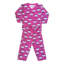 Pijama Infantil Inverno Frio Menina Longo Comprido 200339