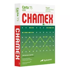 Resma Papel Impresión Carta, 500 Hj 75 Grs - Chamex (x10 Un)