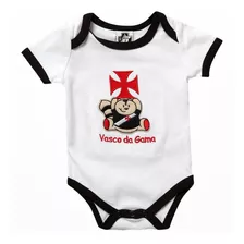 Body Vasco Da Gama Bebê Esquilo Oficial Licenciado + Nf