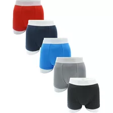 Pack 12. Boxer Short Corto Marca Qikun. Sin Diseño. Algodón