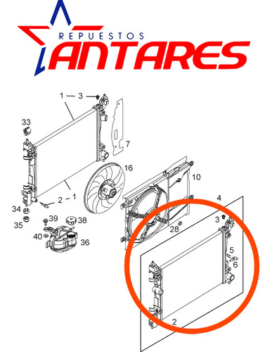 Radiador  Motor Mecanico Para Fiat Palio Siena 1998 2009 Foto 4