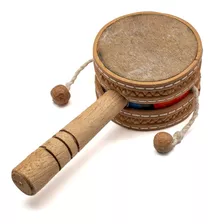 Kabuletê Tambor Pele De Couro Instrumento Percussão Infantil
