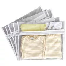 6 Saquinho Maternidade Organizador Viagem Mala Bebê 27x33 Cm