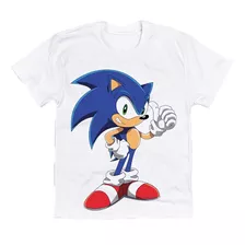 Camiseta Sonic Magrinho Infantil Nf-e 