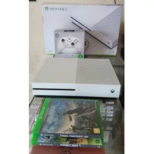 Microsoft Xbox One S 1tb Branco Com 1 Controle E 2 Jogos