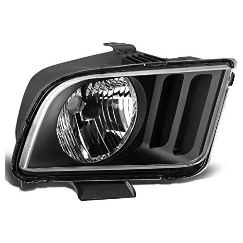 Foto de Faro Derecho Negro Para Ford Mustang 05-09 Oe Style