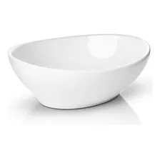 Lavamanos Canoa Ovalado En Ceramica Blanco 14cm*41cm*33cm