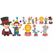 Kit Display Decorativo Circo Masculino Festa Infantil 12pcs