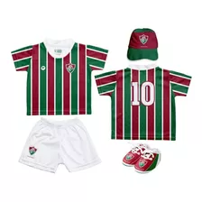 Kit Bebê Fluminense 4 Peças Oficial - Torcida Baby