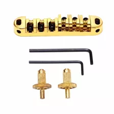 Ponte Dourada Para Guitarra Tune O Matic Roller Roler Cod330