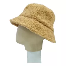 Chapéu Bucket Inverno Tecido Felpudo Regulagem Moda 