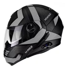 Capacete Peels U-rb2 Vértice Fosco Smart Trip Comunicador Cor Prata Tamanho Do Capacete 56