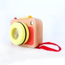 Juguete De Madera Para Niños Mi Primera Camara