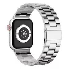 Pulseira Clássica Aço Inox Elos Compatível Com Apple Watch