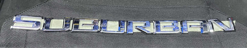 Emblema Lateral Letras Cajuela Chevrolet Suburban 2.5 X 37.5 Foto 5