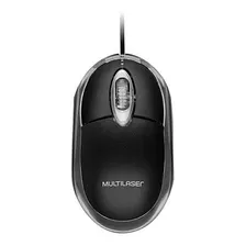 Mouse Multilaser Preto Compaquito Mo179