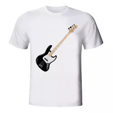 Camiseta Camisa Masculina Personalizada Música Baixo 