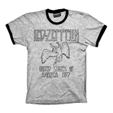 Remera Vintage Zeppelin 1977 Tour Usa Led Zeppelin Zoso