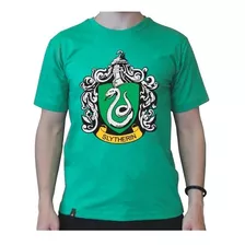 Camiseta Camisa Brasão Sonserina Blusa Criativa Potter Geek