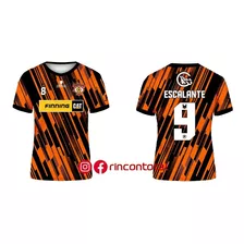 Camiseta Deportiva Rt Cobreloa Modelo Franjas