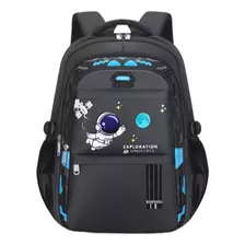 Mochila Escolar Infantil Astronauta Impermeável 