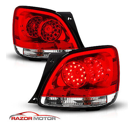 For 1998-2005 Lexus Gs300/gs400/gs430 Red Clear Led Rear Rzk Foto 3