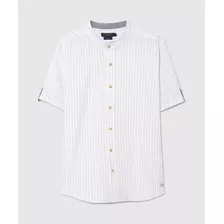 Camisa Hombre Patprimo M/c Blanco Algodón 44012910-61093