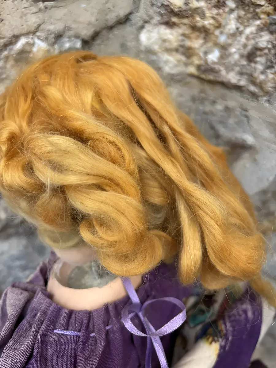 Vintage Muñeca Estilo Shirley Temple Usada