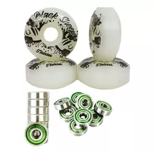 Rodinha Skate Roda Black Sheep 53mm E Jogo Rolamento Abec 9