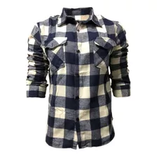  Camisas Masculina Manga Longa Xadrez Lenhador Flanelada