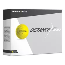 Bolas De Golf Distance 100 Inesis (cx 12 Bolas)