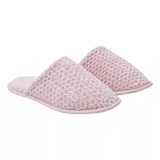 Pantufla Mujer Básica Poliéster Reciclado Coral Corona