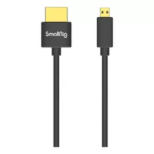 Smallrig Cabo Micro Hdmi P/ Hdmi Ultraslim Fino 35cm 3042